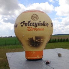 Balon reklamowy kropla 4m Polczyńskie Zdrojowe