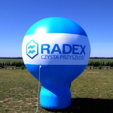 Balon reklamowy taliowany 3m Radex