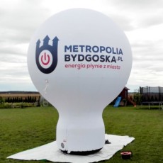 Balon reklamowy taliowany 4m Metropolia Bydgoska