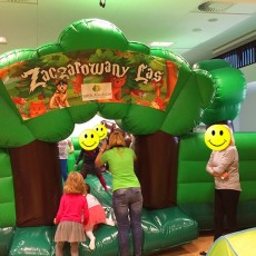 Inflatable playground 8,5x6,5m Enchanted Forest