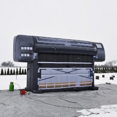 Aufblasbarer Drucker 3,5m HP