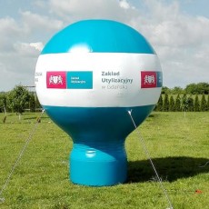 Balon reklamowy taliowany 3m ZUGdansk
